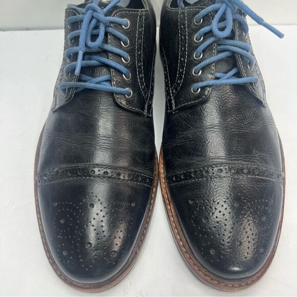 FLORSHEIM Limited full grain leather Wingtip Cap Loafer Shoes - Picture 5 of 9